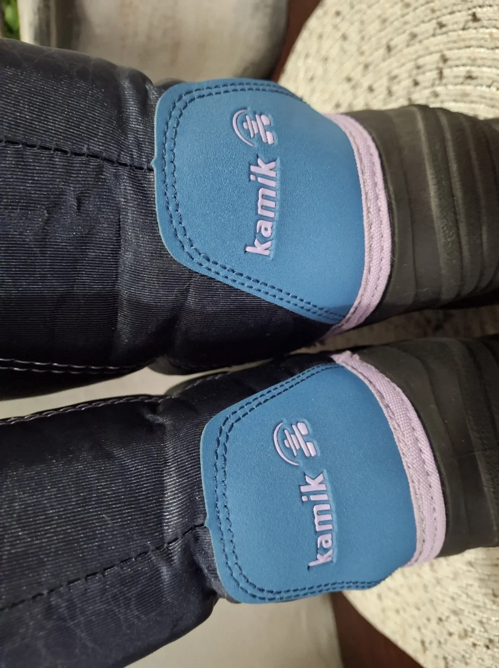Girls' Kamik Faux-Fur Winter Boots Size 6.